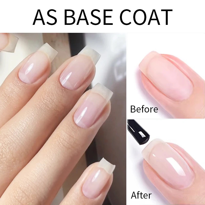 AWStorG Construction Base Gel 15ml Builder Nail Gel In A Bottle Semi Permanent Thick Rubber Base Gel Extension Nails Art