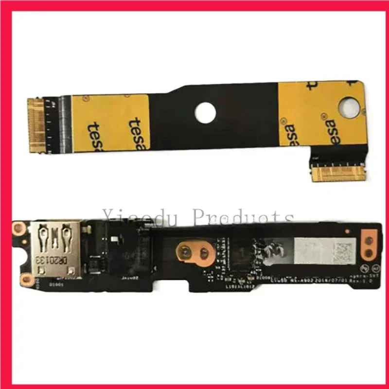 New USB board audio board with cable for Lenovo Yoga 910-13ikk cyg50 NS-A902 da30000h530 power button connector