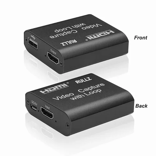 Imagen 2 del producto Tarjeta de captura de Audio y vídeo USB 2,0 4K 60hz, 1080p, transmisión en vivo de juegos telefónicos, caja de grabación HDMI para interruptor, cámara de DVD PS4