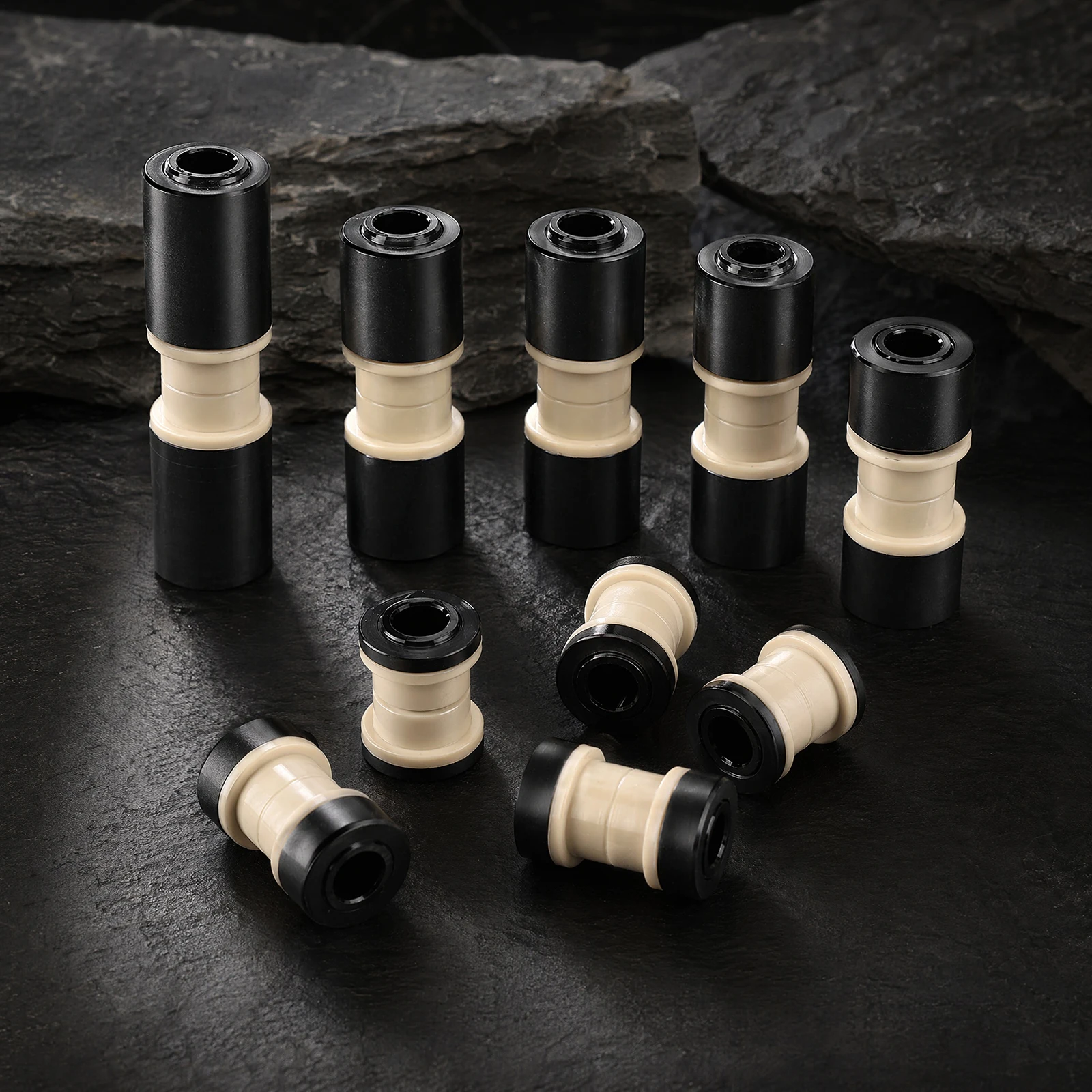 MTB Rear Shock Mounting Hardware Improved Suspension Bike Rear Shock Reusable for Mountain Bikes DH Suspension Replacement Parts