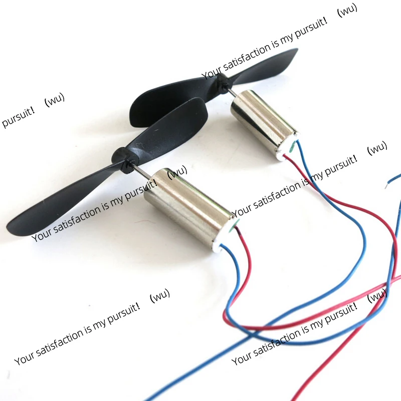 ZOCI-2PCS High Quality Details about 3.7V 48000RPM Electric Coreless Motor + Propeller
