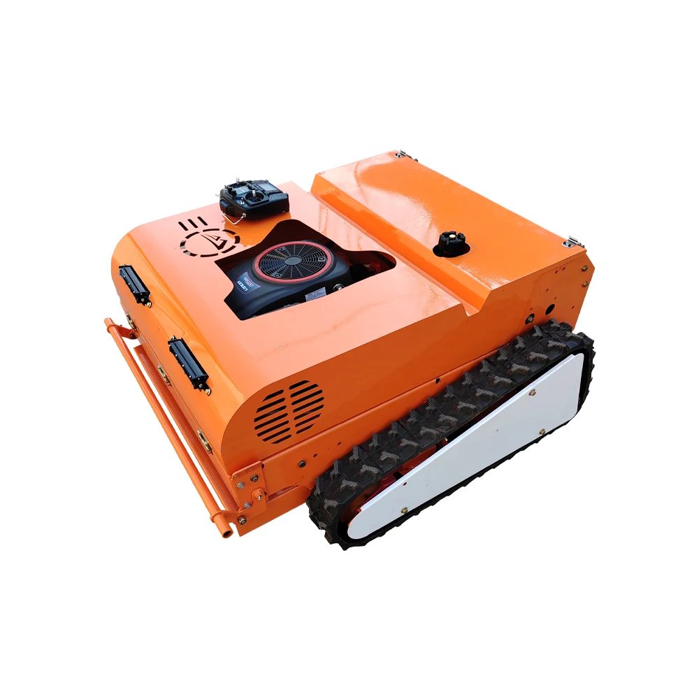 Multifunctional Remote Control Crawler Lawn Mower,Small Lawn Mower For Wasteland Mower On Road Slope