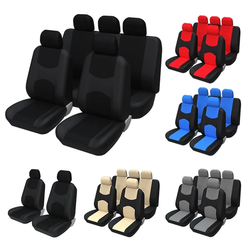 Funda de asiento de coche AUTOYOUTH, reposacabezas desmontables, fundas de asiento universales de poliéster para coche WARTBURG 353 Tourist para VECTOR M12