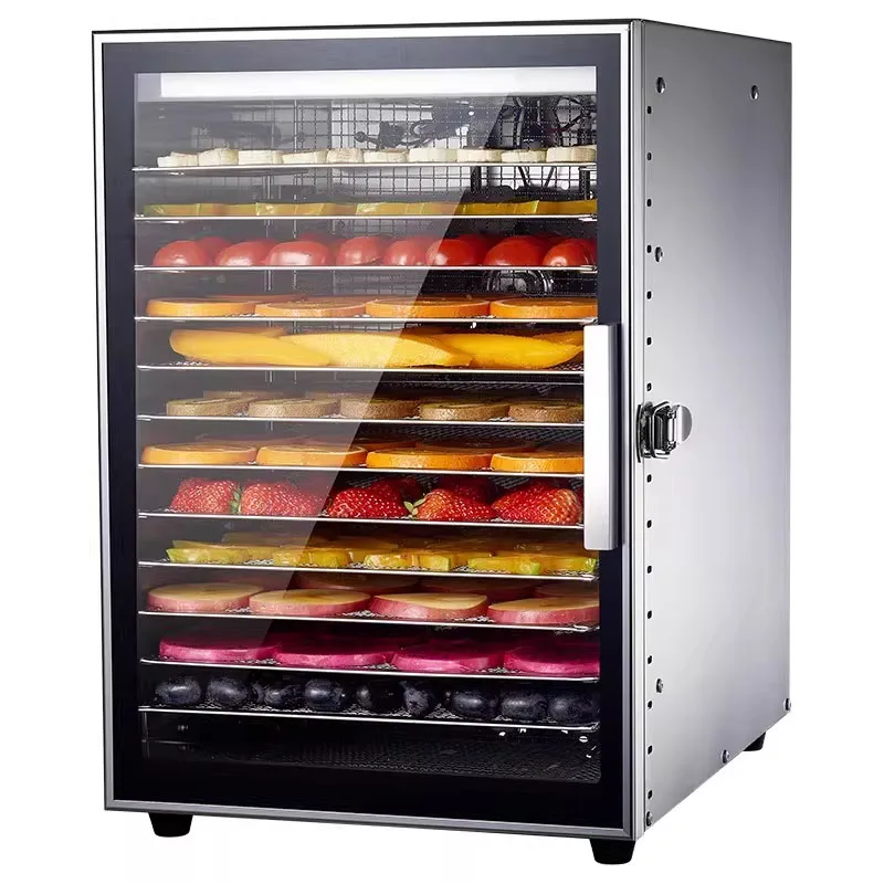 12-Tier Commercial & Home Food Dehydrator 800w Multi-functional Drying Machine For Fruit Vegetable Dried Fruit And Meat Dryer