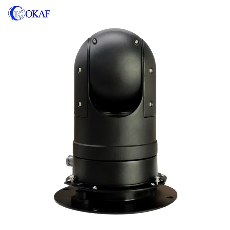 Black Vehicle CCTV Camera Infrared IR 60m Night Vision 20x Optical Zoom Outdoor Robot Car Mounted AHD PTZ Camera