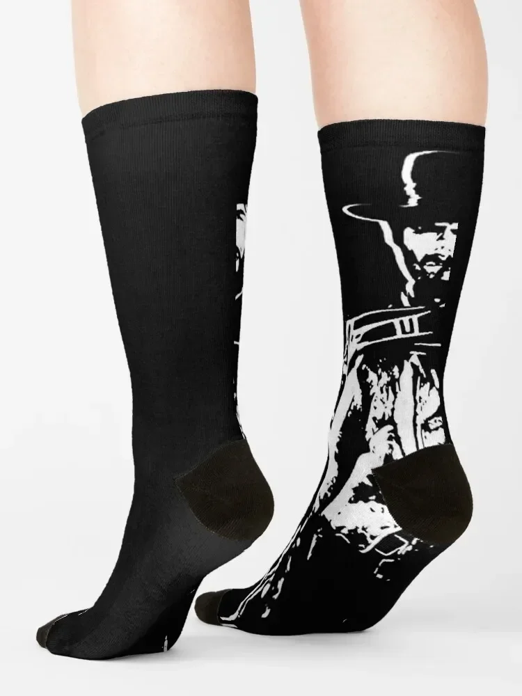 CLINT EASTWOOD Essential Socks cartoon Climbing Socks Female Men\'s