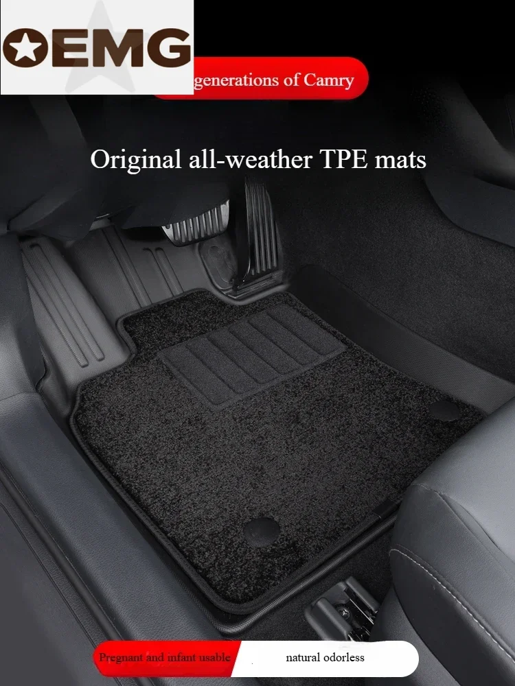 Para 24 modelos de alfombrillas Camry TPE de 9. a generación Toyota 9a generación Camry interior del coche