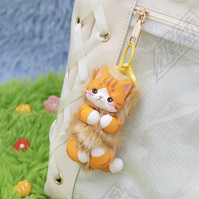 Original Blind Box Golden Fruit Bobo Cat Series Mystery Box Cute Children'S Doll Schoolbag Pendant Keychain Pendant Toy Gift