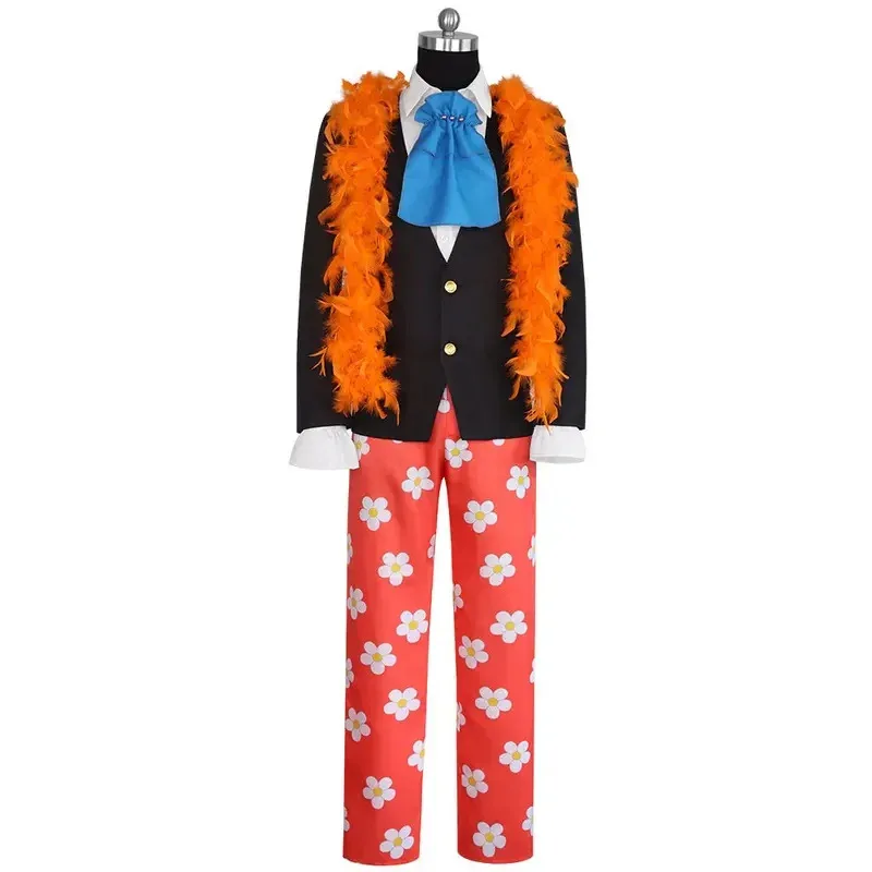 Disfraz de One Piece Brooke COS, disfraz de cosplay de actuación de fiesta anual de Halloween, ropa para hombre @ 0Z *