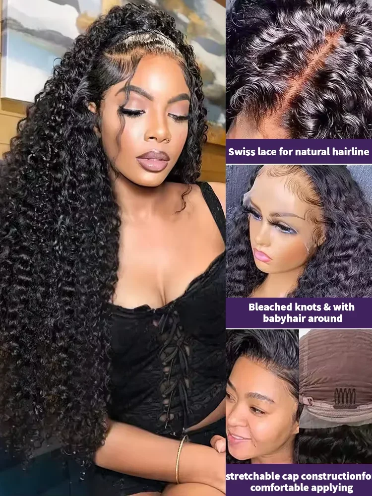 موجة عميقة الباروكات 13x4 HD الدانتيل الشفاف الجبهة خصلات الشعر المستعار الإنسان 13x6 الدانتيل الباروكة الأمامية شعر الإنسان كوري 5x5 HD الدانتيل إغلاق الباروكات #5