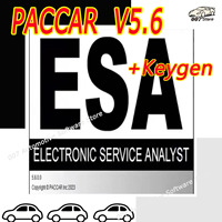 The latest 2025 ESA Electronic Service Analyst 5.6 + 2025 SW FLASH FILE + free keygen for unlocking Paccar + free help
