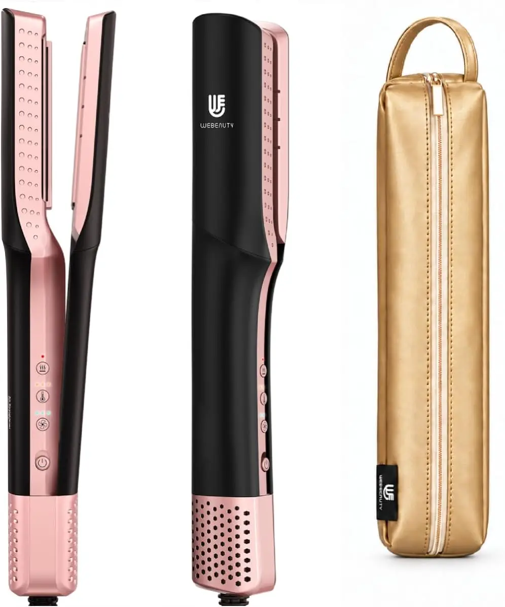 2-in-1 Wet-to-Dry Hair Air Styler, Straightener & Dryer with Infrared Care