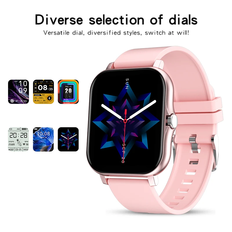 Custom Watch Faces 1.69inch Smart Watch For Women Gifts Full Touch Screen Sports Fitness Watch Bluetooth Call Digital Smartwatch