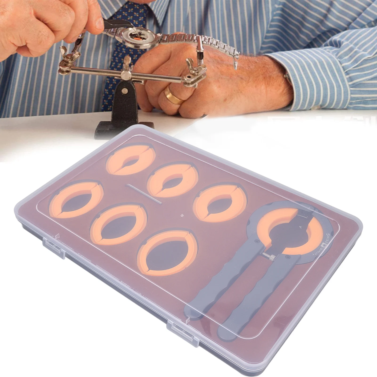 Watch Bezel Ring Opener Watch Bezel Remover Professional Watch Bezel Remover Alloy Watch Bezel Ring Opener Tool for Watchmakers
