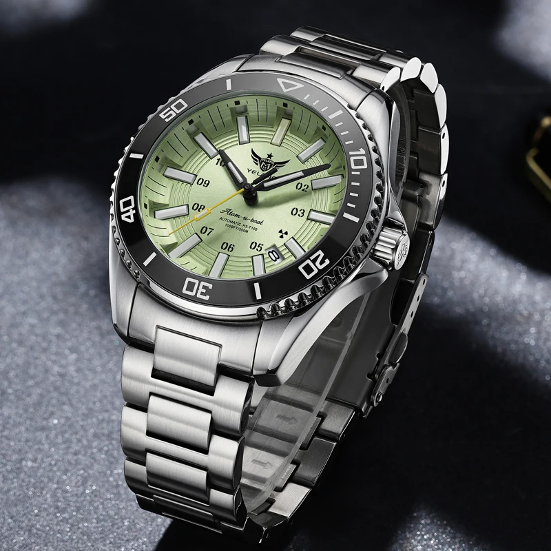 Yelang V1032  44MM NH36 Automatic Dive Watch 300M Waterproof Men\'s Watch Luminous Mechanical Sport Wristwatch For Men Reloj