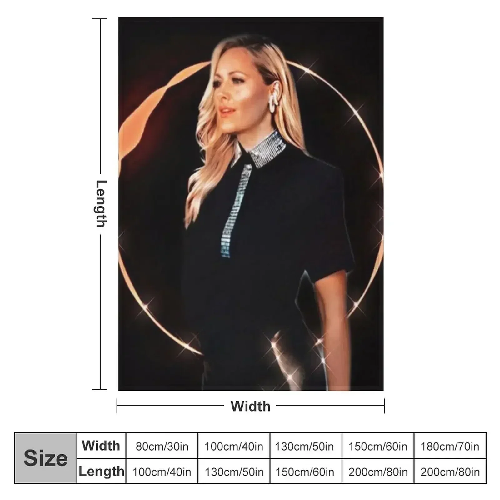 Helene Fischer - Circle Fire Aesthetic Throw Blanket Decorative Beds Sofa Quilt Fashion Sofas anime Kid'S Blankets