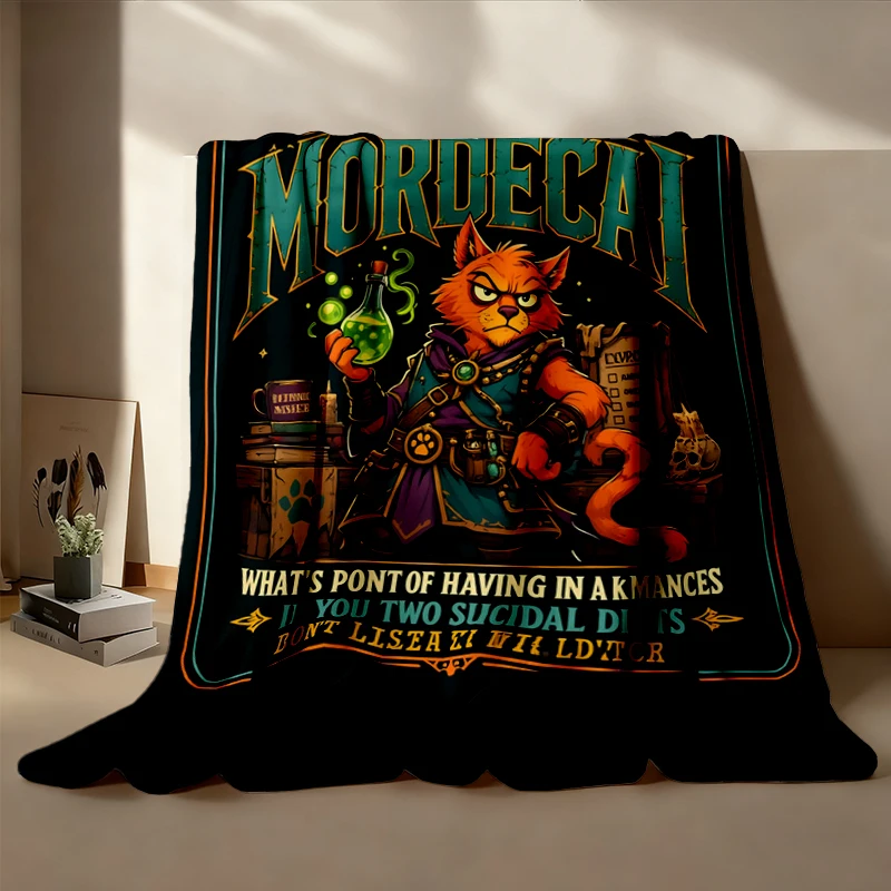Mordecai Flannel Blanket, Dungeon Crawler Carl Flannel Throw, New Achievement, Princess Donut and Mongo, Novel Lover Gif