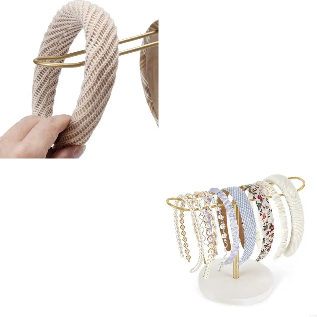 

Modern Metal And Hair Accessories Organiser Scrunchies Storage Stand For Women Girls Bedroom Bathroom Decoration