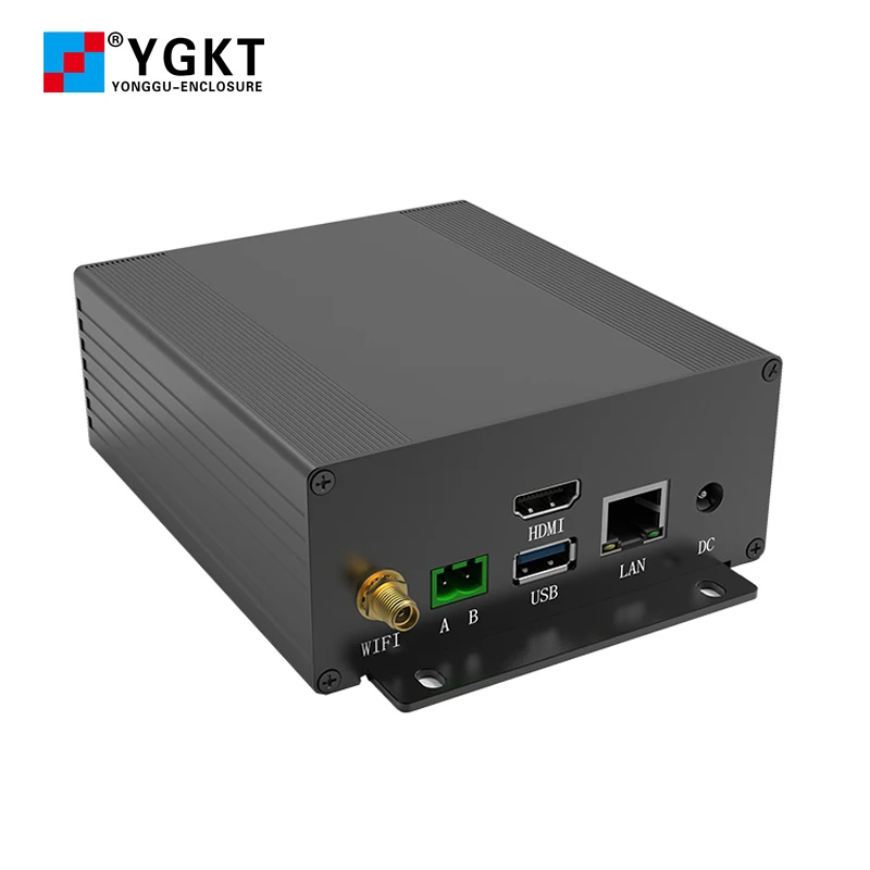 Aluminum Extrusion Electronic Enclosure Sheet Metal PCB Circuit Board Housing Extruded Split Type Battery Box H20 107*47MM