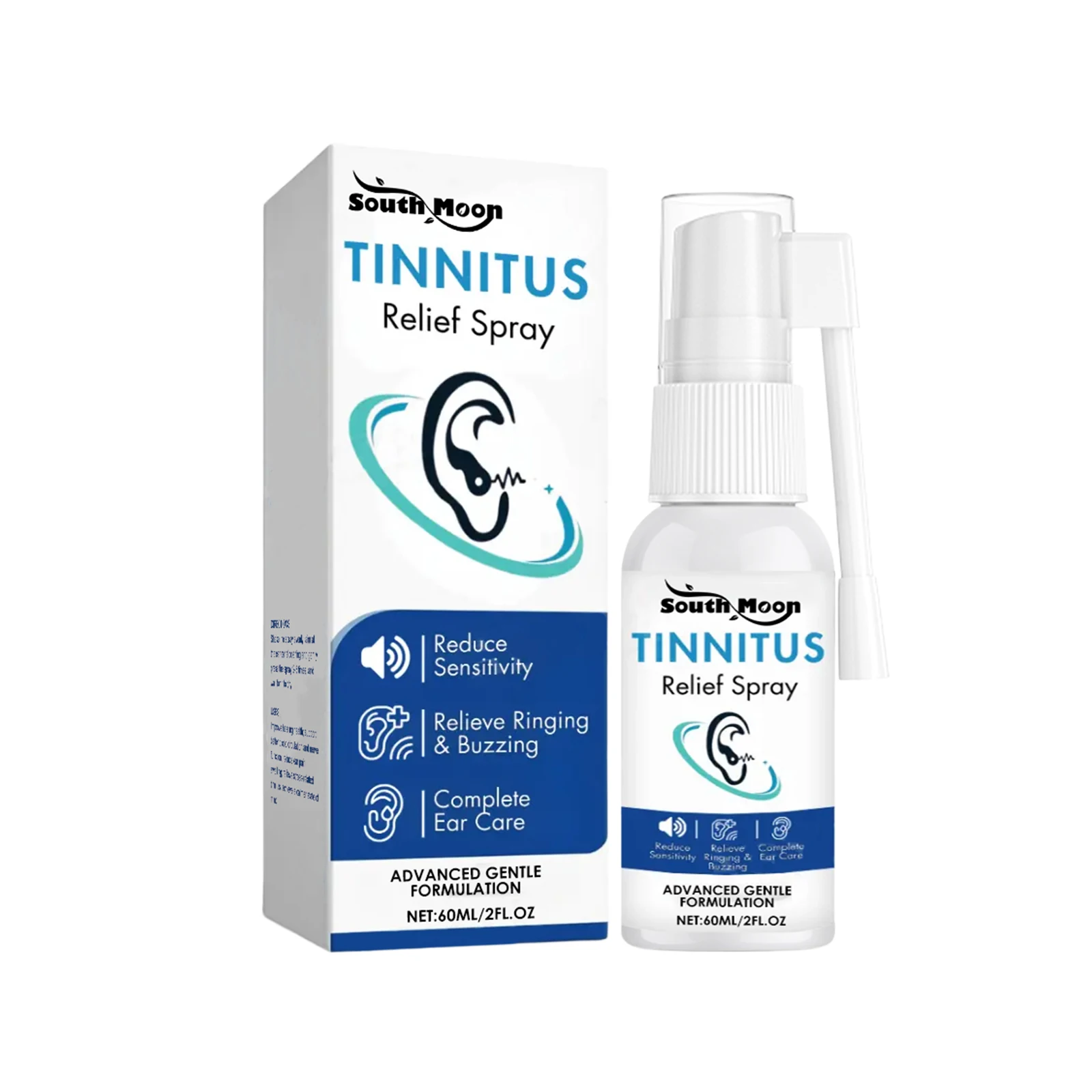 Ear Ringing Relief Spray Relieve Tinnitus Discomfort Earache Itchy Alleviate Deafness Prevent Hearing Loss Earwax Removal Liquid