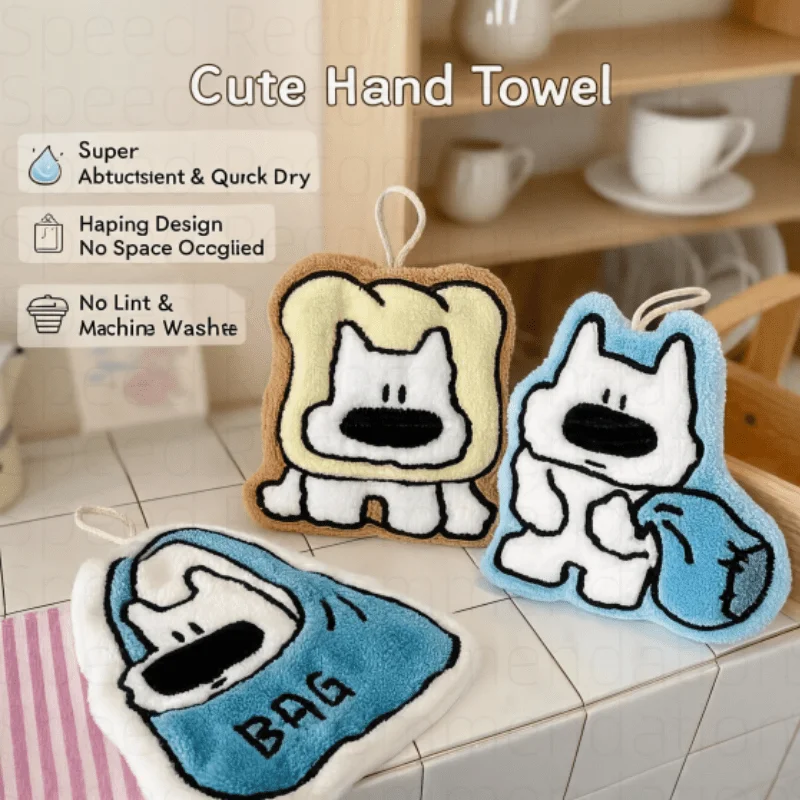 Mountable Thickened Kitchen Towel for Cleaning and Absorbing Water, Hand Drying