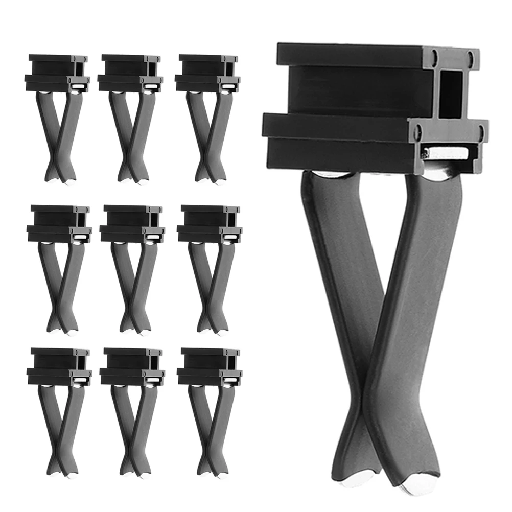 

10pcs Conditioner Unique Square Head Design Durable Metal Auto Clip Air Freshener Outlet Perfume Clips Aromatherapy Diffuser