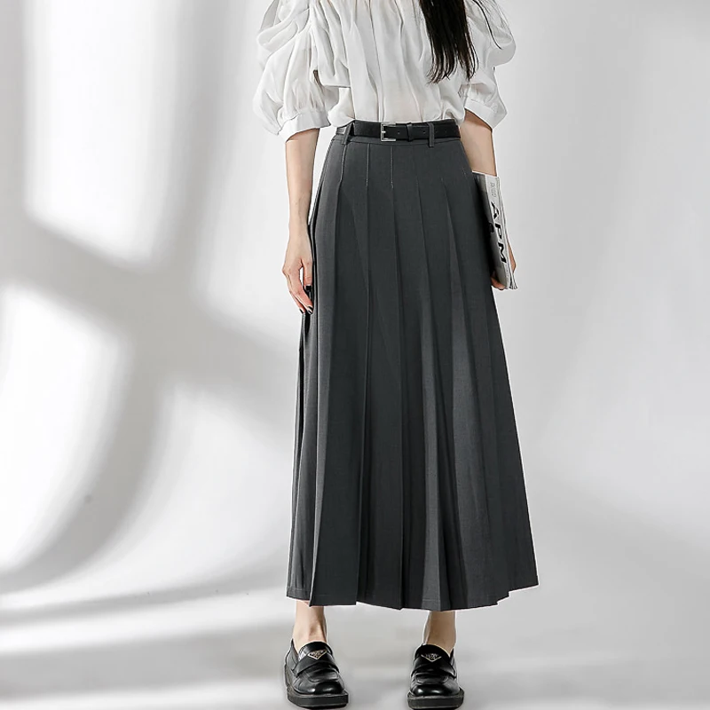 Falda plisada informal deportiva de tenis de estilo universitario dulce de cintura alta a la moda para mujer