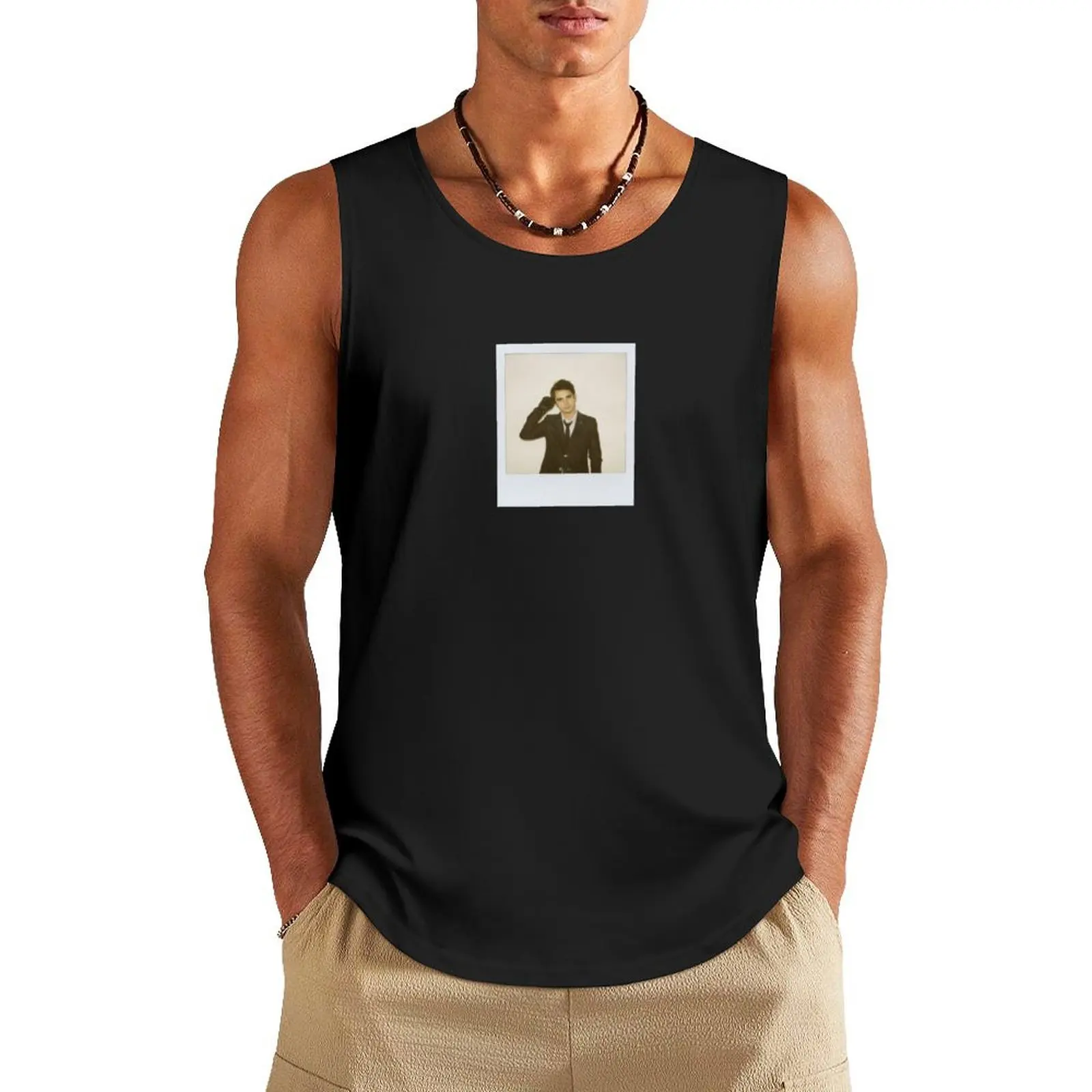 

max minghella Tank Top men clothings T-shirt male