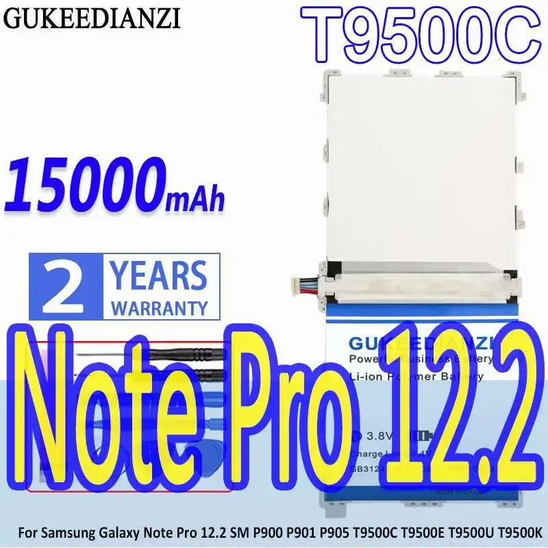 

High Compatibility 15000Mah Tablet Battery For Samsung Galaxy Note Pro 12.2 SM P900 P901 P905 T9500C T9500E T9500U T9500K
