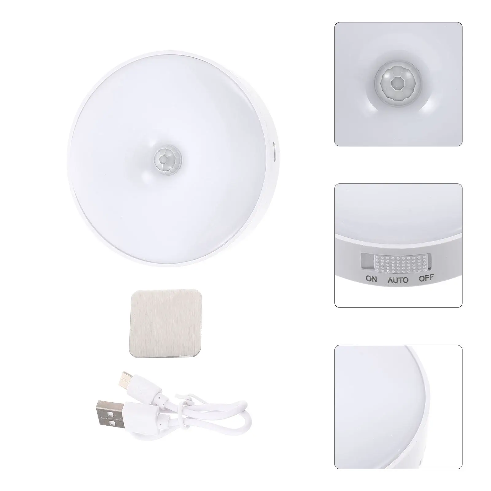 Body Sensing Night Light LED Warm Light for Bedroom Wall Tabletop – Motion Sensor Sleep Reading Atmosphere Lamp
