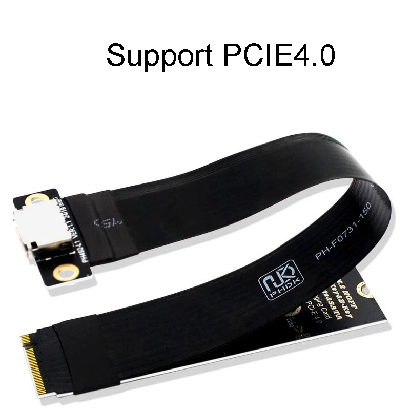 كابل تمديد M.2 NVME إلى Oculink PCIE 4.0 X4SFF-8612 SFF-8611 كابل تمديد بطاقة الرسومات للكمبيوتر المحمول لخوادم تخزين GPU