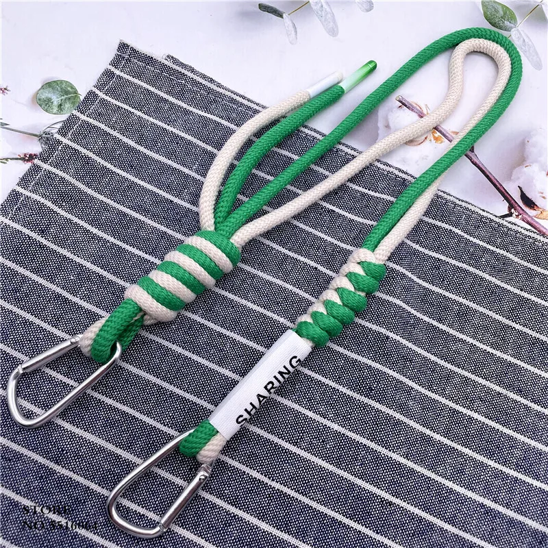 Fluorescent Color Mobile Phone Straps Weave Hand Rope Squishy For Key Lanyard Keyring Strips Waist Rope For Bags Decorative