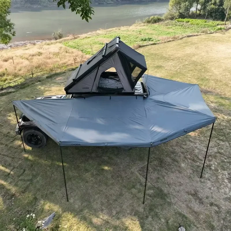 Factoary 360 Degree Car Side Awning With Annex Wall Portable Outdoor Camping for SUV