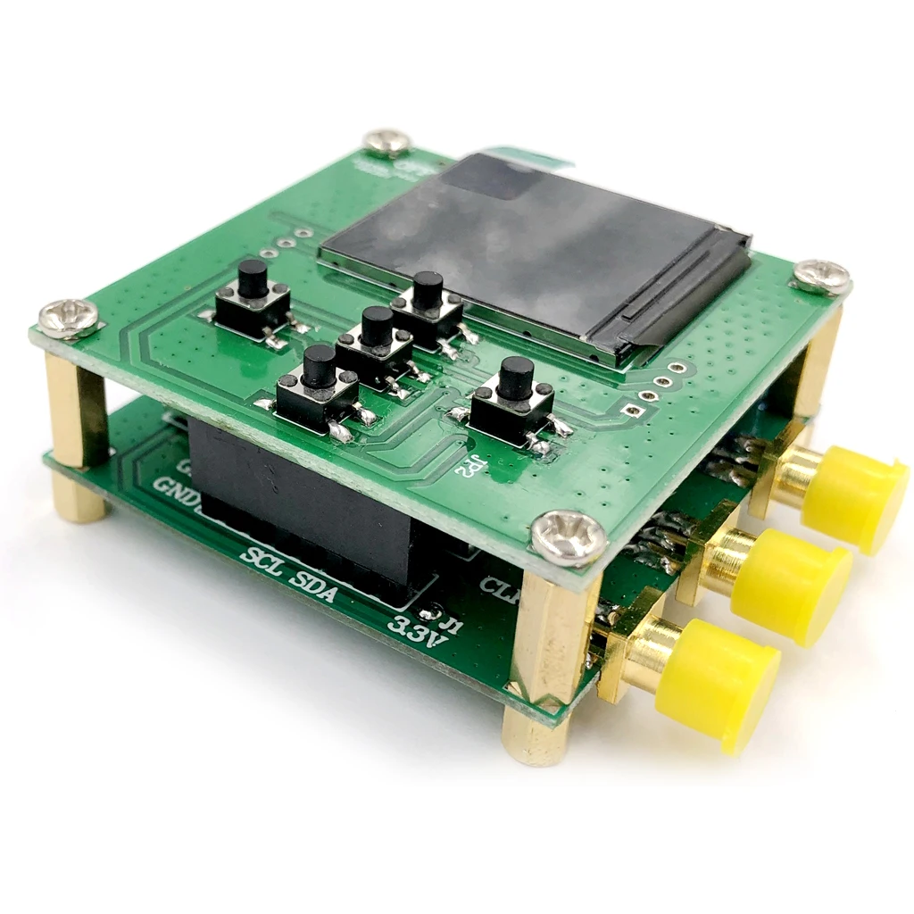 Imagem -05 - Square Clock Signal Generator Módulo Stm32 Tft Lcd Gerador de Alta Freqüência para Osciloscópio 2.5k200mhz Si5351a