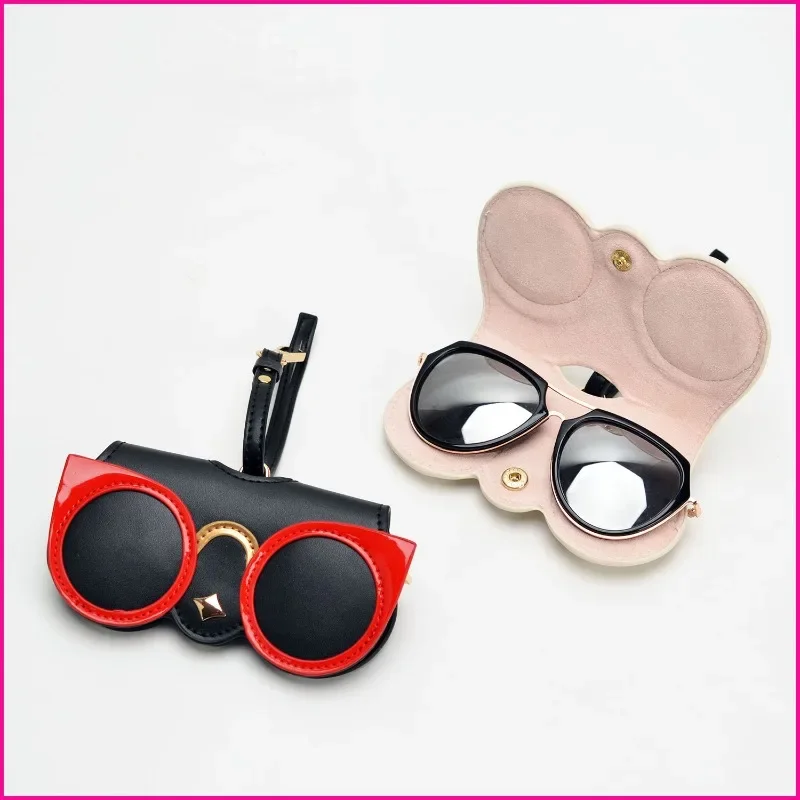 

Portable Sunglasses Bag Luxury Design Ladies Eyeglasses Case Fashion Eyeglasses Storage Bag Dustproof Hanging Eyeglasses Frame