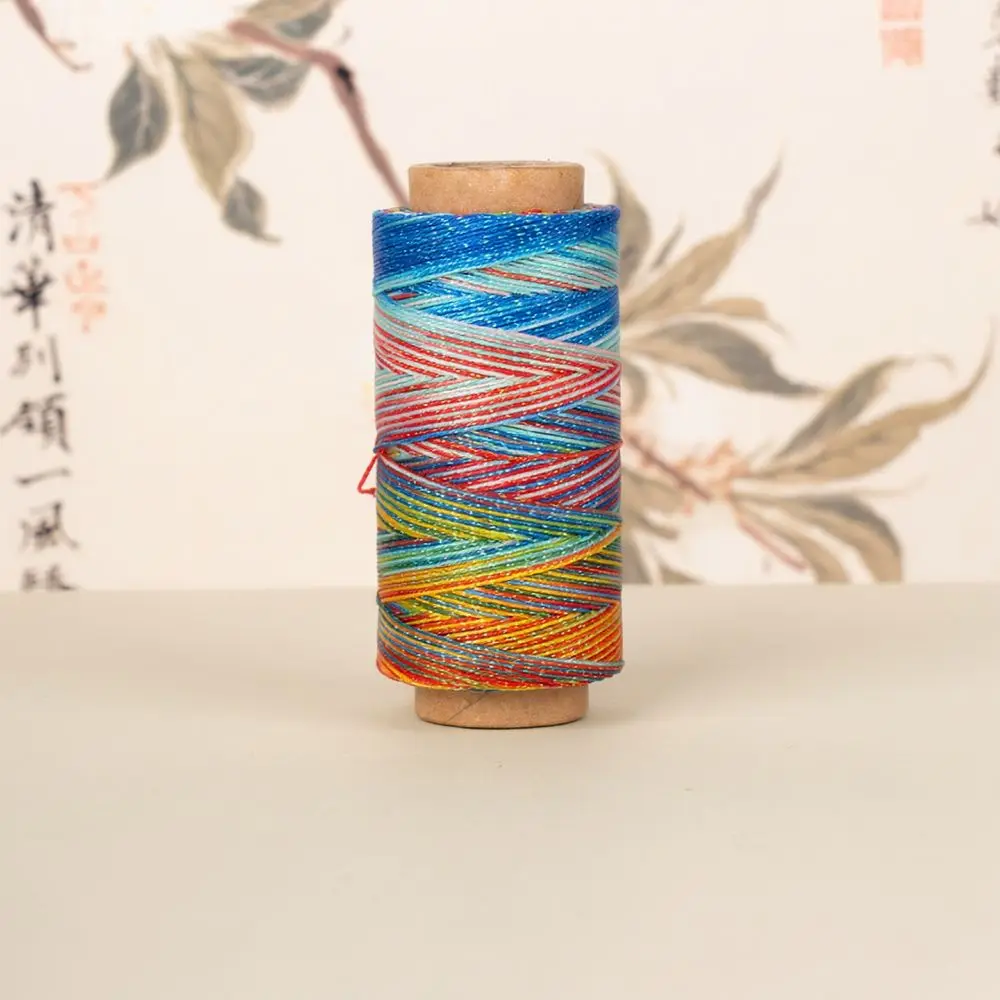 Decorative Waxed Cord 0 5mm Gradient Thread For Aifusa Jewelry Making DIY Bracelet Necklace Craft Weaving String