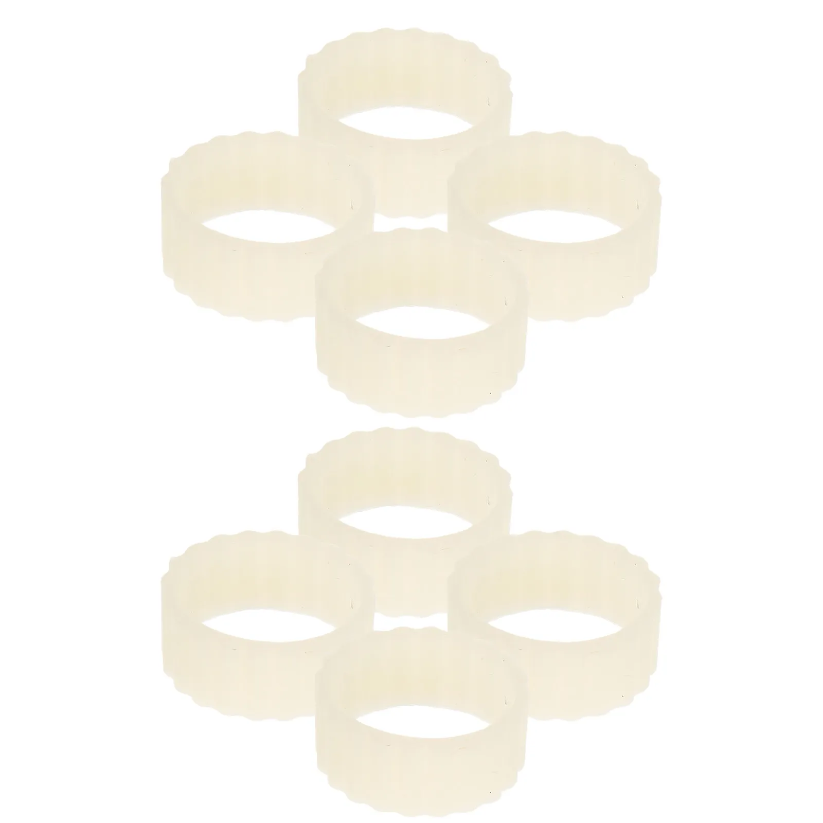 8Pcs Silicone Drip Guard Rings Taper Holder Stabilizer Non Slip Gripper Adapter for Wedding Home Decor