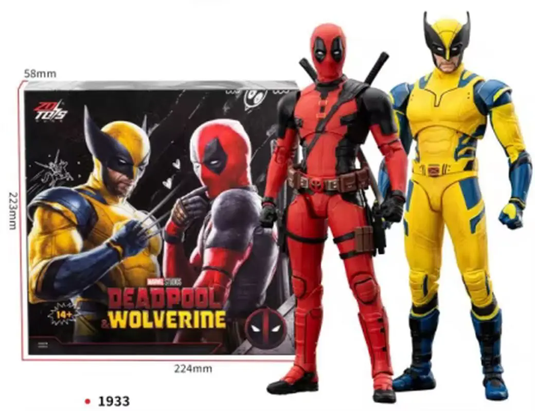 Zd Toys Marvel Deadpool Wolverine 7 Inch 1 10 Scale Articulated Action Figure Movie Collection Model Toy Gift For Fans