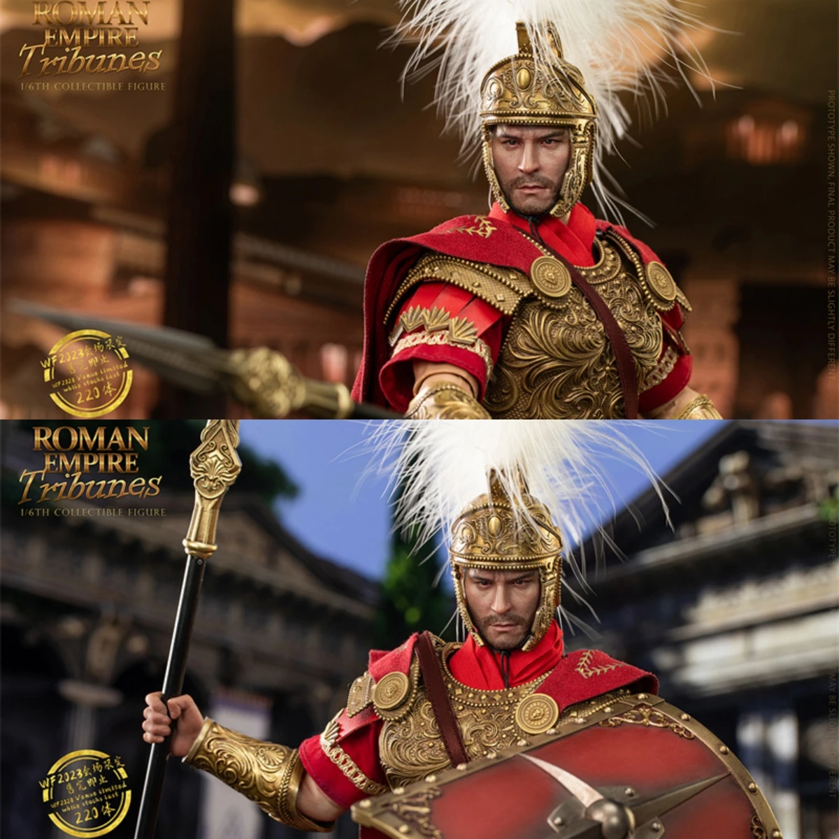 Limited Edition HHMODEL & HAOYUTOYS WF2301 1/6 Roman Empire Series-Tribune Male Soldier Full Set 12'' Action Figure Toys