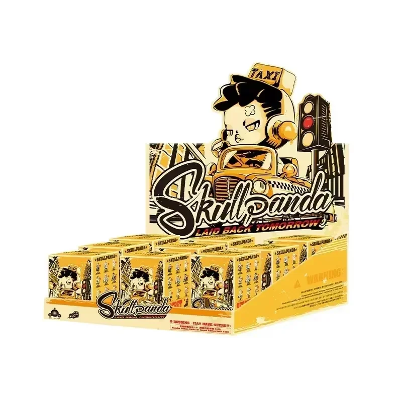 

Original Skullpanda Laid Back Tomorrow Series Blind Box Toys Kawaii Surprise Cute Doll Anime Figure Home Model for Girls Gift