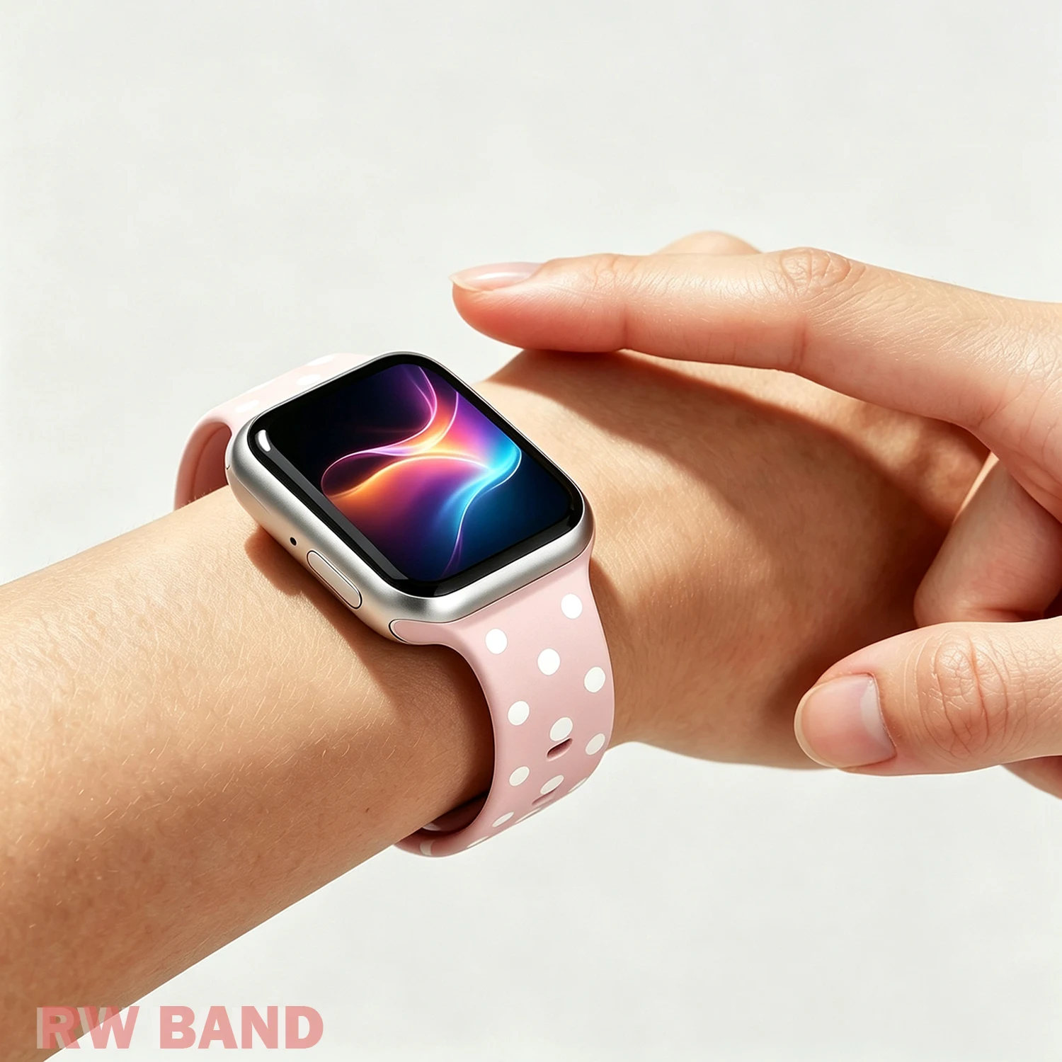 Polka Dot Pattern Printed Straps for Apple Watch Series 11 10 9 8 7 SE Bands Replaceable Bracelet for IWatch 46mm 42mm 41mm 45mm