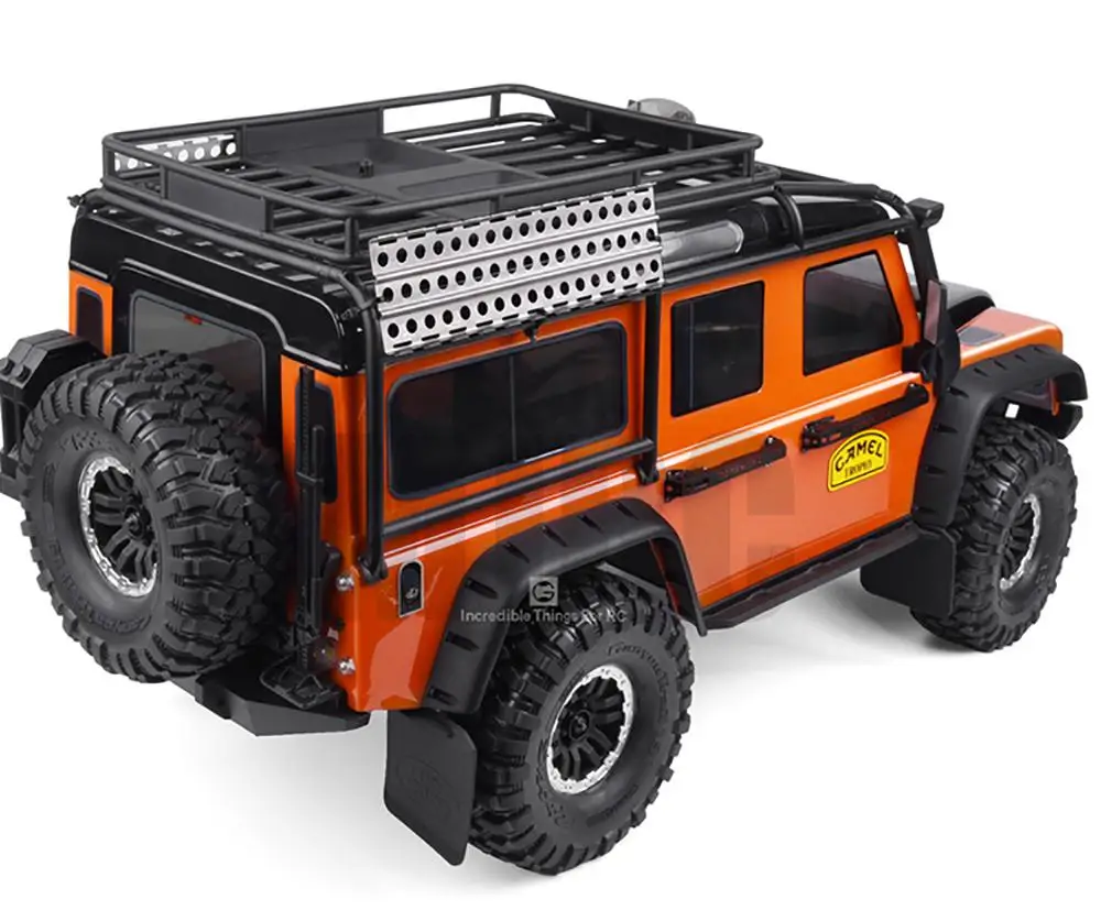 1/10 Rc Kettenfahrzeug Escape Board Klettern Auto Metall Skid Für Trx4 Defender Bronco Axial Scx10 90046 D90 Yikong Rgt Rc4wd – Detail 9