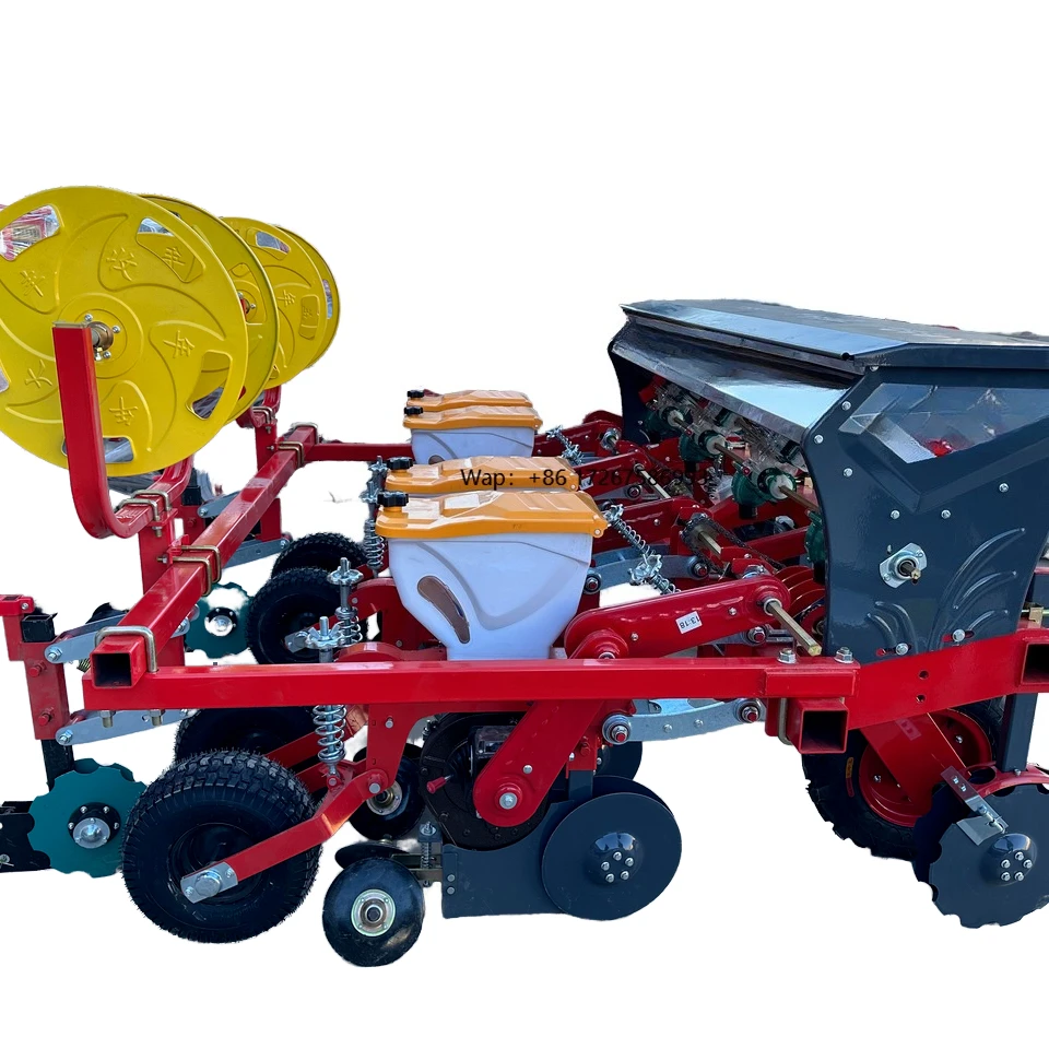 Four-Row No-Till Planter Drip Irrigation Cost-Effective Seeder for Corn Soybean Sorghum Equipped Gear Gearbox Core Components