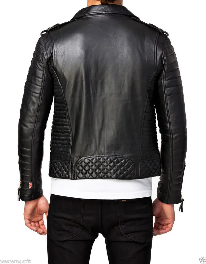 Herren Leder Lederjacke asymmetrisch fit neuen europäischen und amerikanischen Modetrend