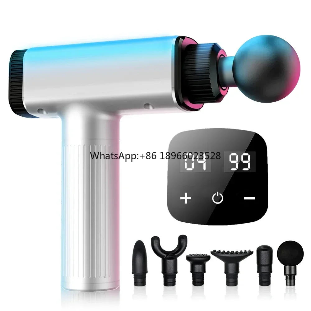 Hot Jx-703 Massage Gun Deep Tissue Fascia Relaxation Therapy Back Body Handheld Massage Gun