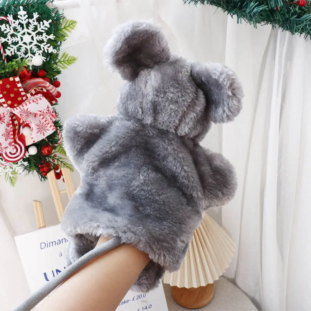 Puppe Kissen Fingerpuppe Handschuh Gefüllte Puppe Maus Handpuppe Tier Maus Puppe Hand
