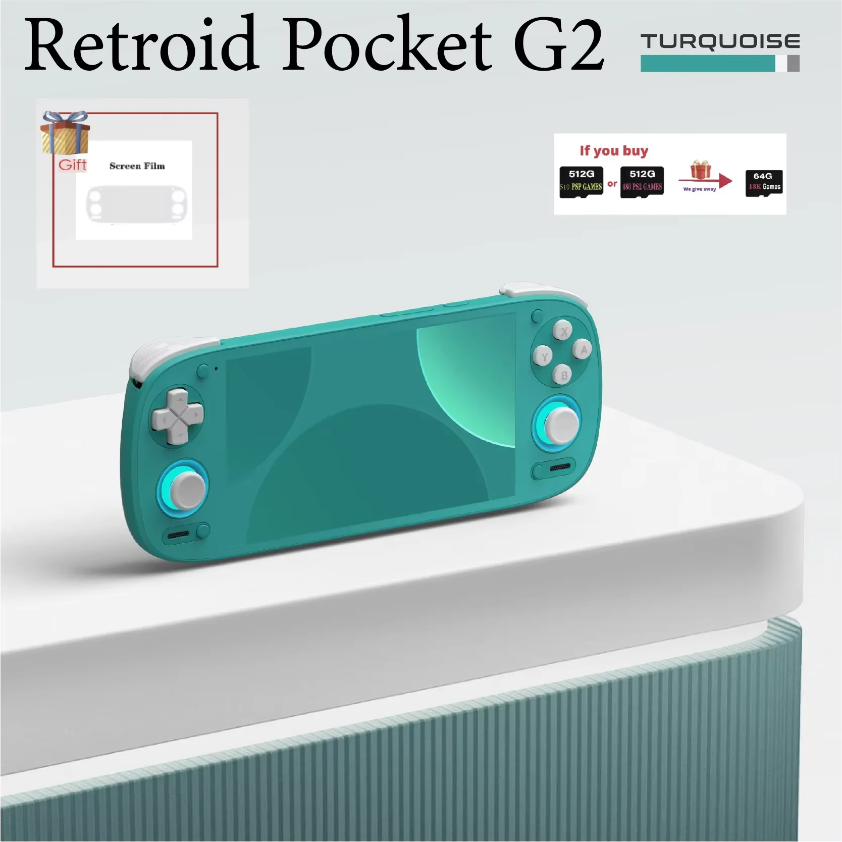 Retroid Pocket G2 Handheld Game Console 5.5 AMOLED Android 15