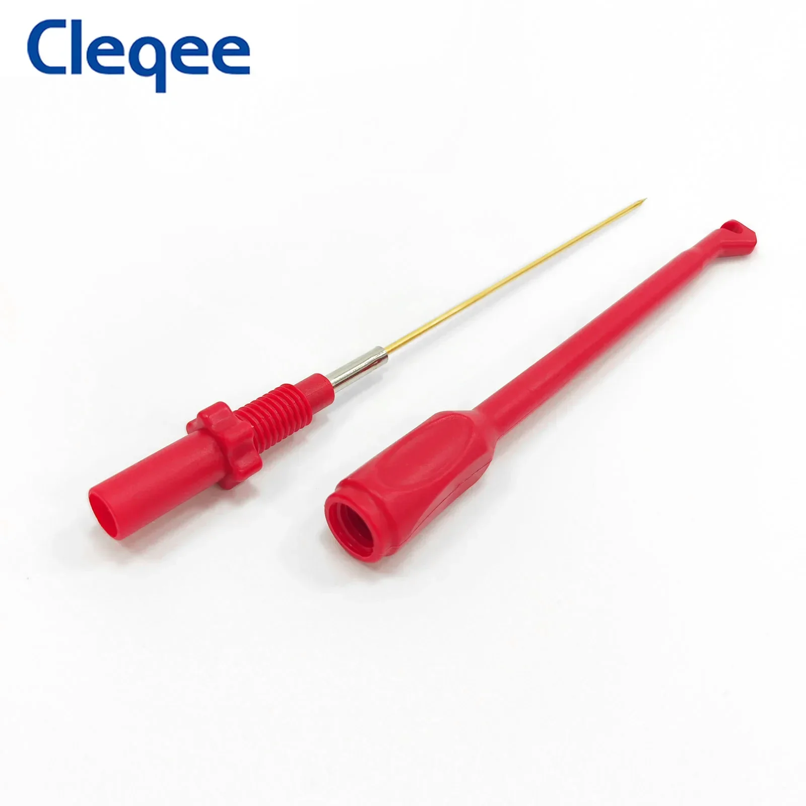Cleqee P30036A Safety Wire-Piercing Probes Non-Destructive Puncture Probe With 4mm Jack Multimeter Automotive Test Hook Tool