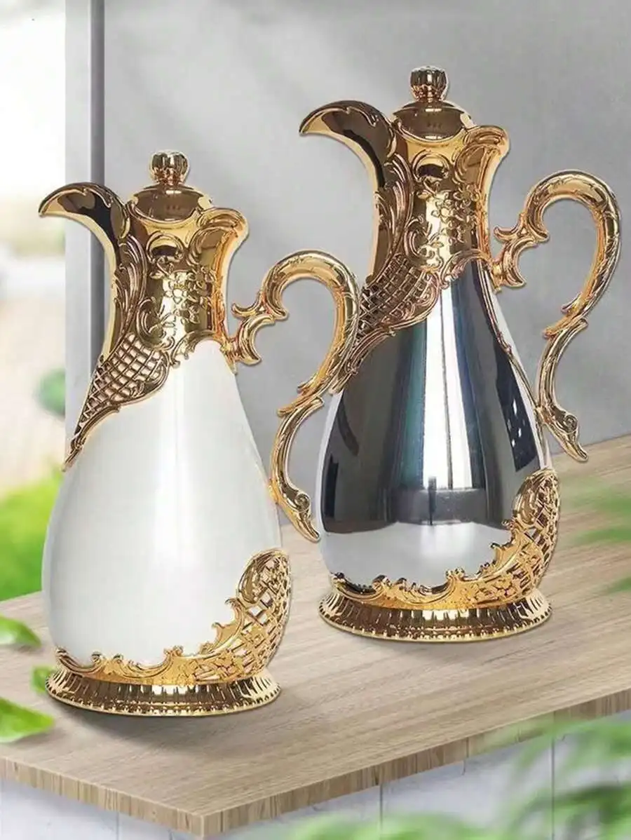 Kelalang Terma 1pc, Glass-lined Bottle, Home-use Hot Water Bottle, New Stylish Coffee Accessory