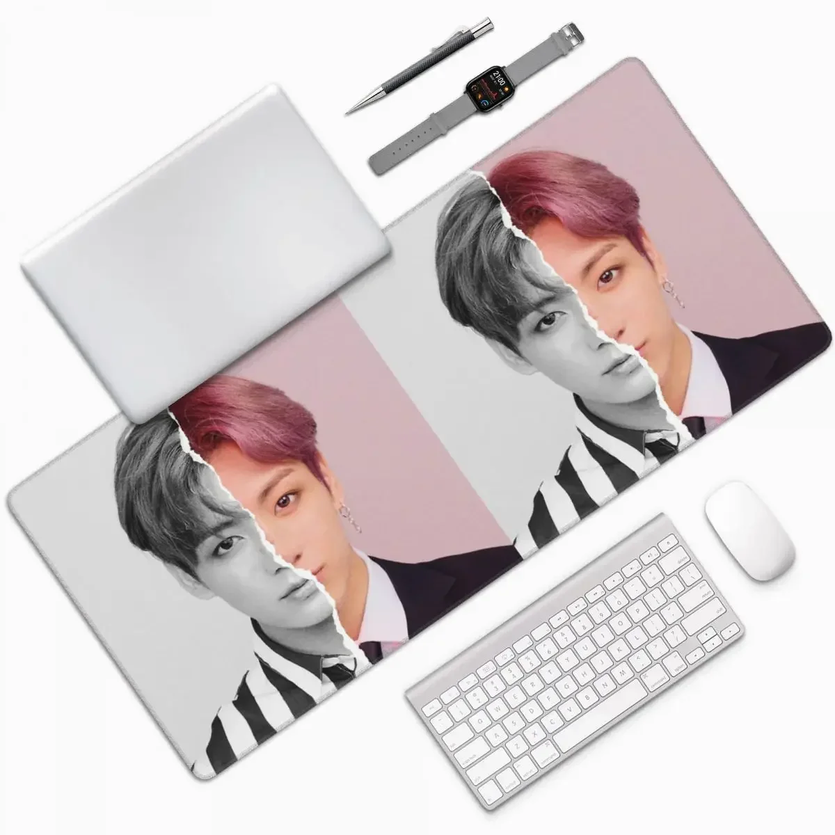 

Jungkook большой коврик для мыши компьютерная клавиатура коврик для мыши игровой ПК коврик для ноутбука офисные аксессуары коврики для стола
